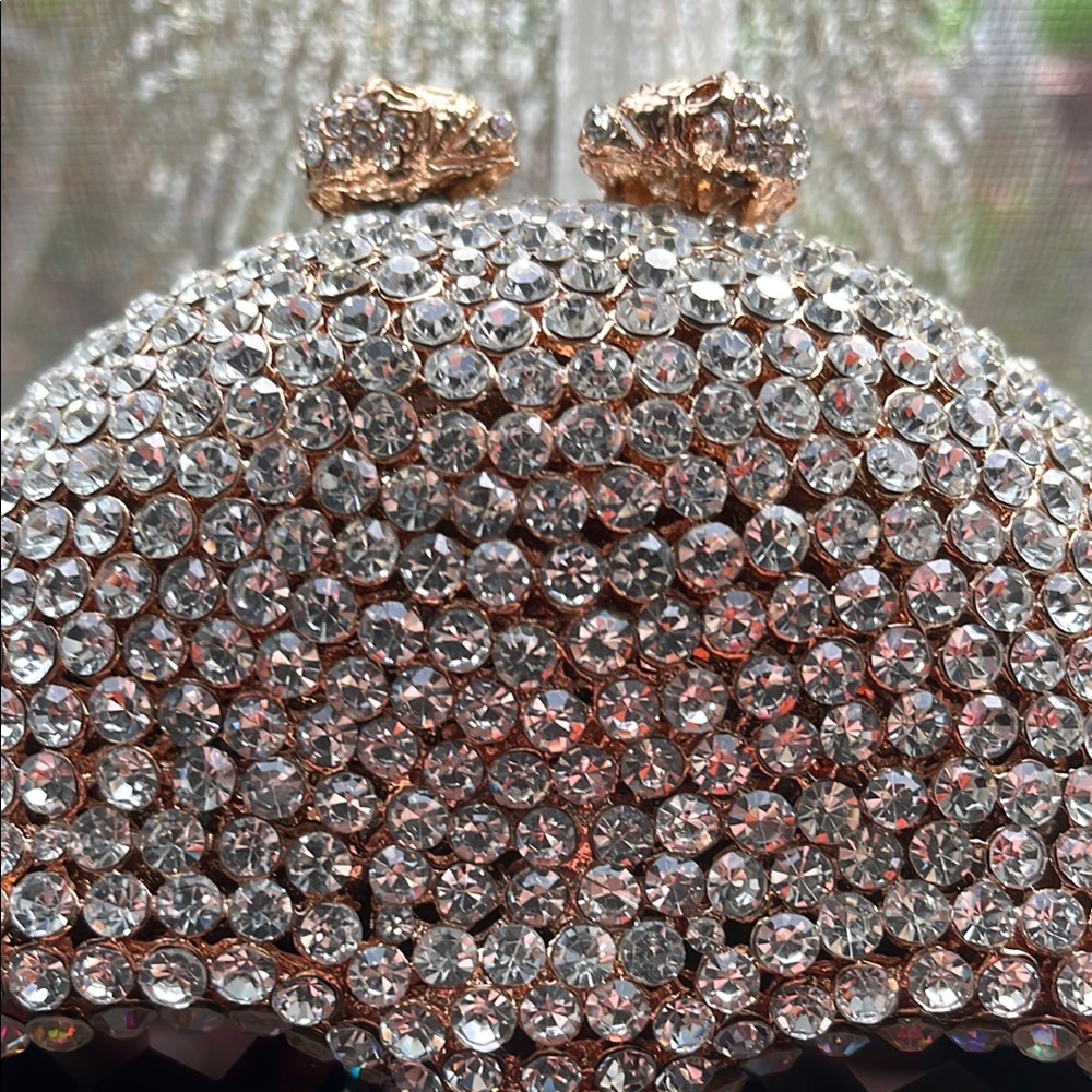 Sparkling Crystal Skull Clutch - Picture 7 of 9